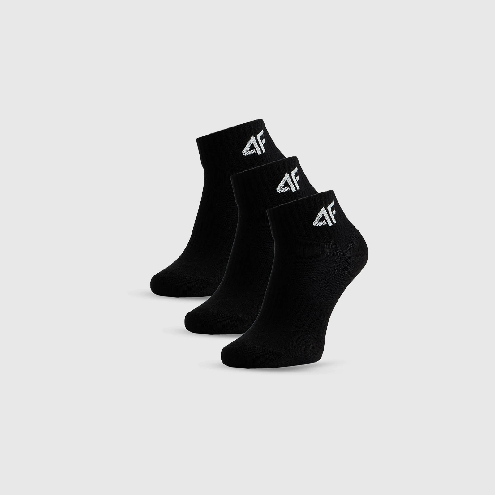 Krátké ponožky (3-pack) dívčí - černé · záber 1