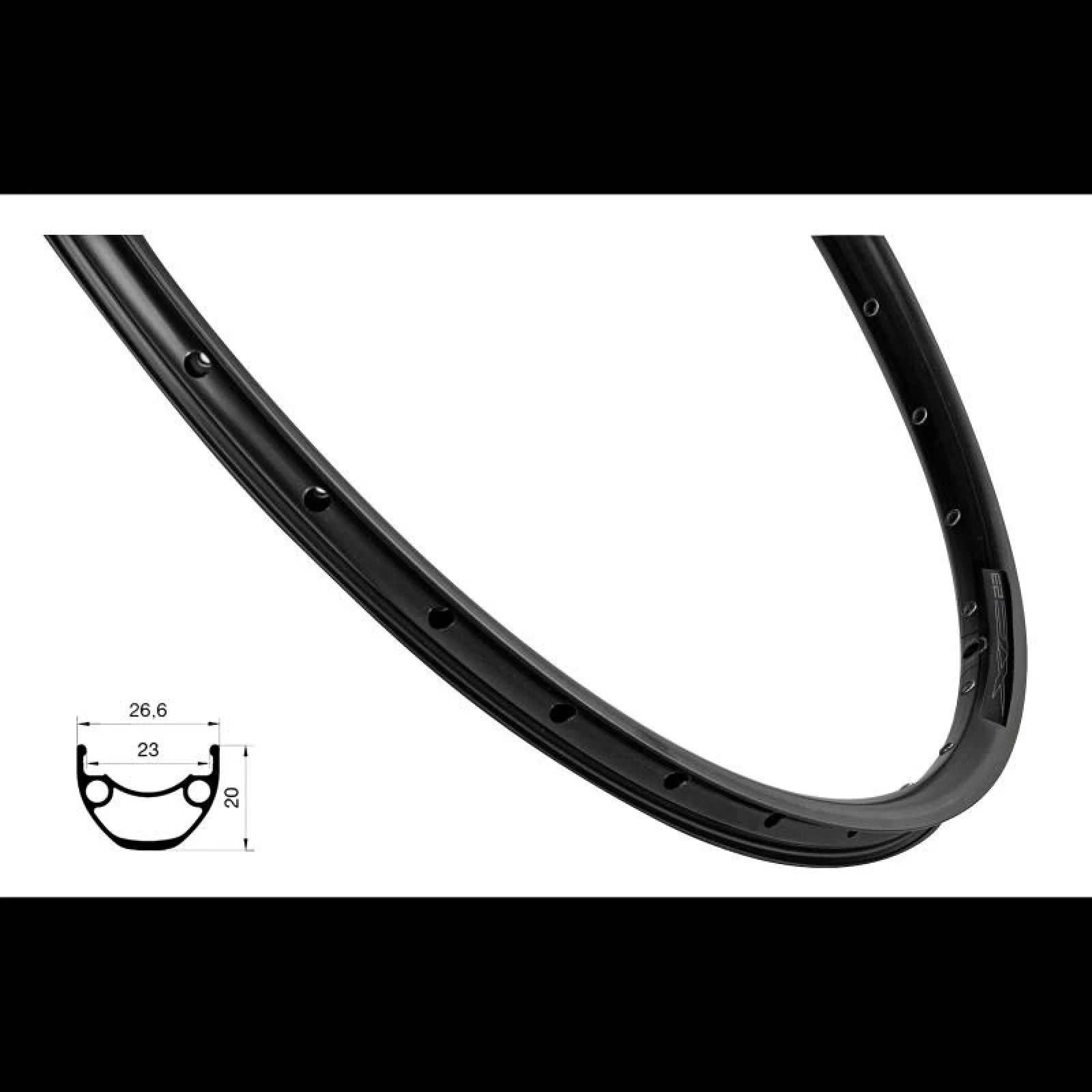 Force Ráfek XC DISC 622x23, 32děr, černý · záber 1