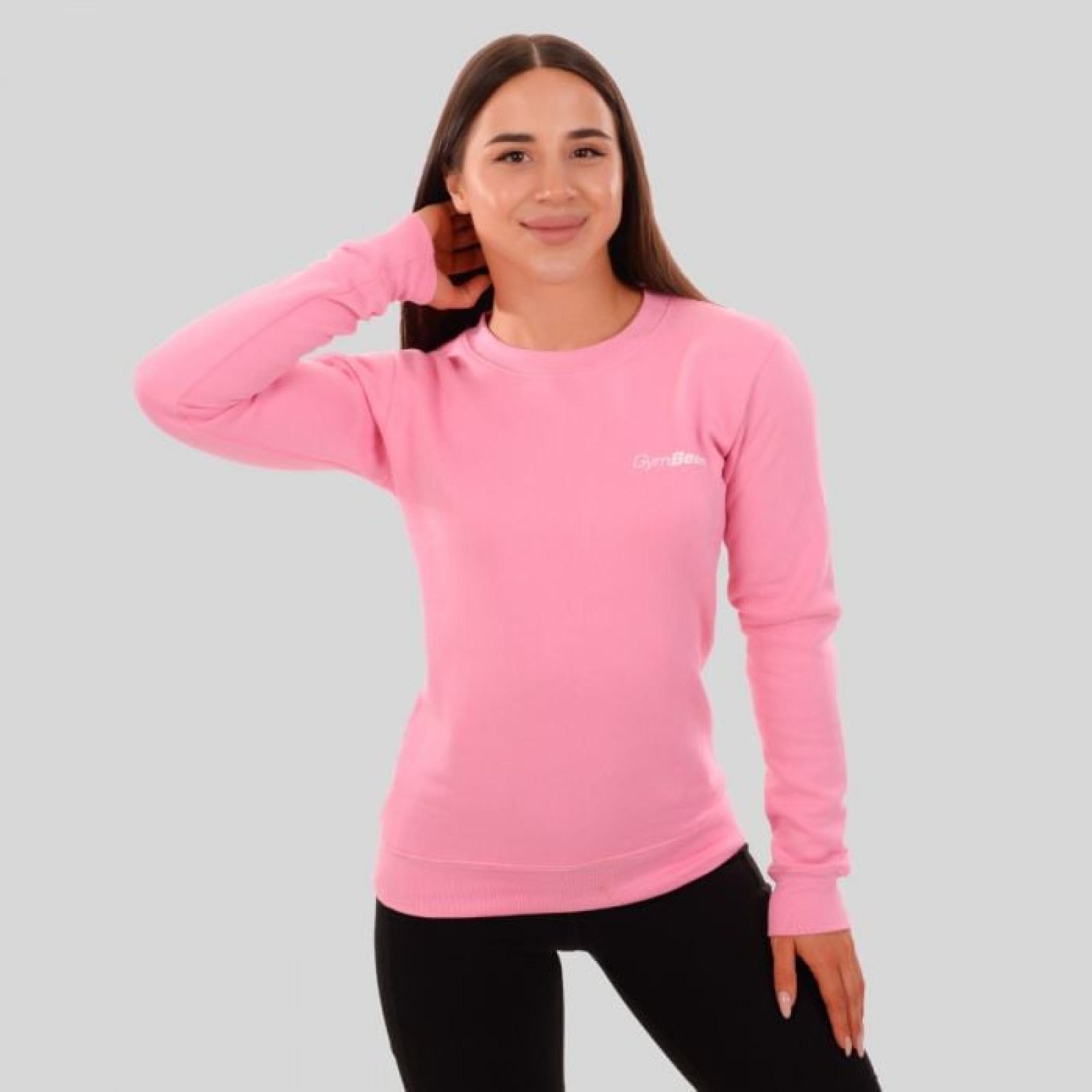 GymBeam Dámska mikina Basic Jumper Baby Pink XSXS · záber 1