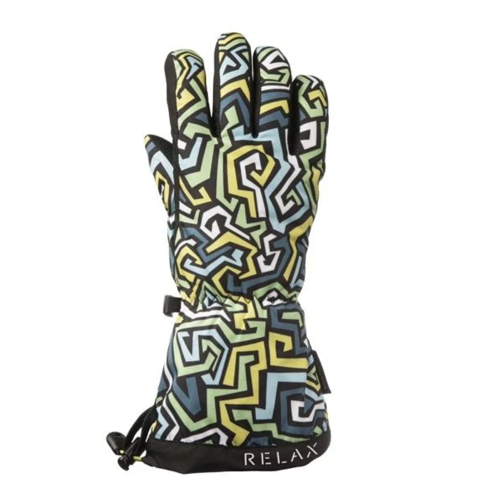 Relax PUZZY RR15R dětské lyžařské rukavice - Velikost: 12 | Barva: Vícebarevná · záber 1