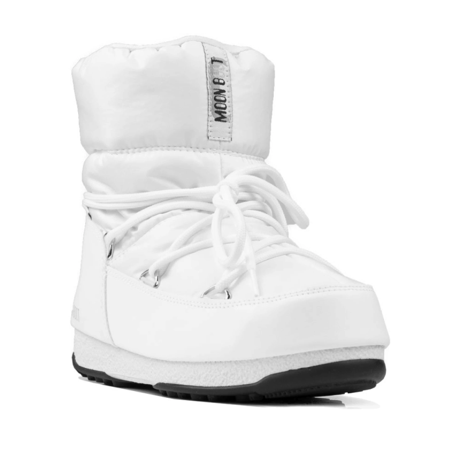 Dámske vysoké zimné topánky MOON BOOT LOW NYLON, 002 white · záber 3