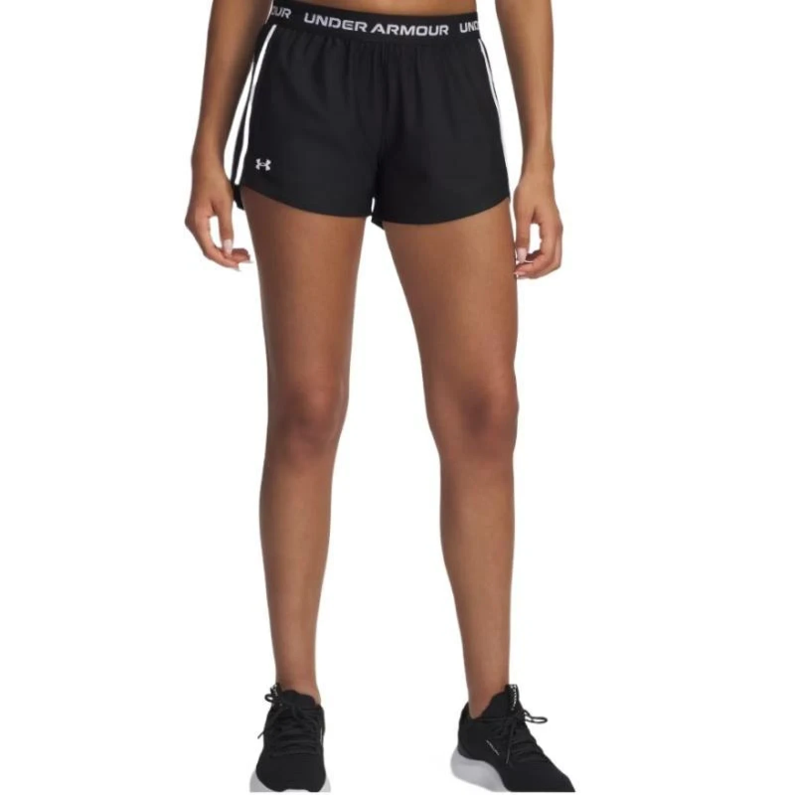 Dámské tréninkové kraťasy UNDER ARMOUR Tech Play Up Shorts-BLK - Pohlavie: Dámské · záber 6