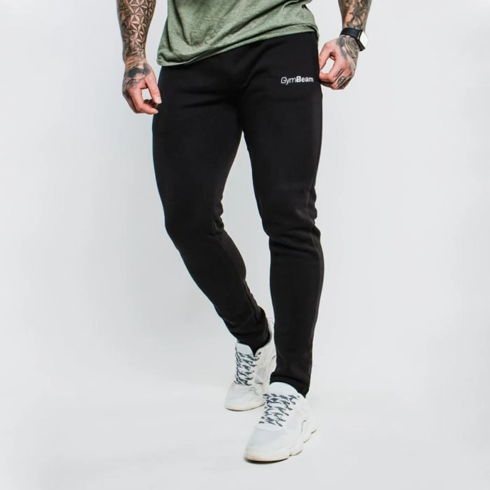 GymBeam Tepláky Slimfit Grey S · záber 1