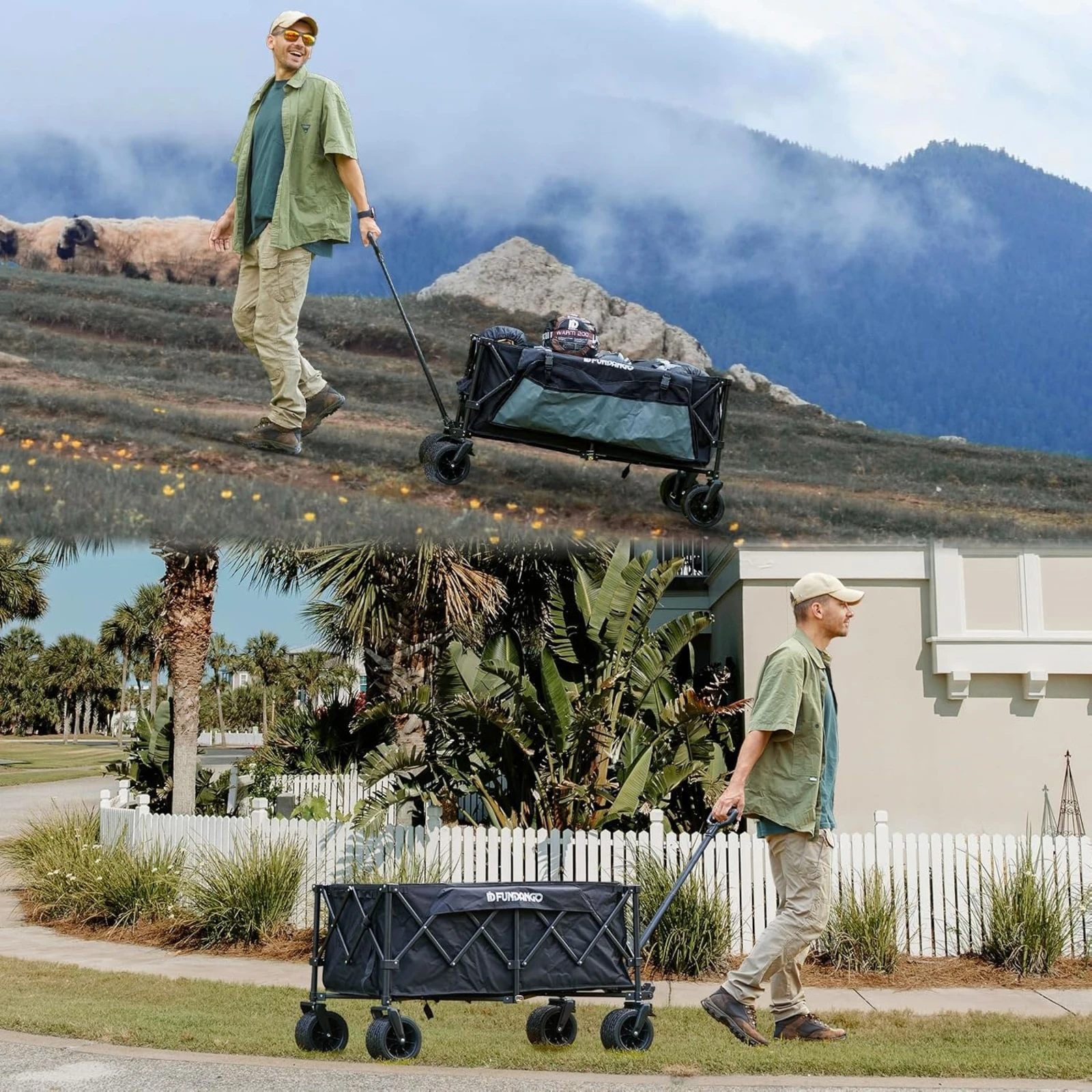 Skladací vozík KING CAMP Folding Wagon · záber 4
