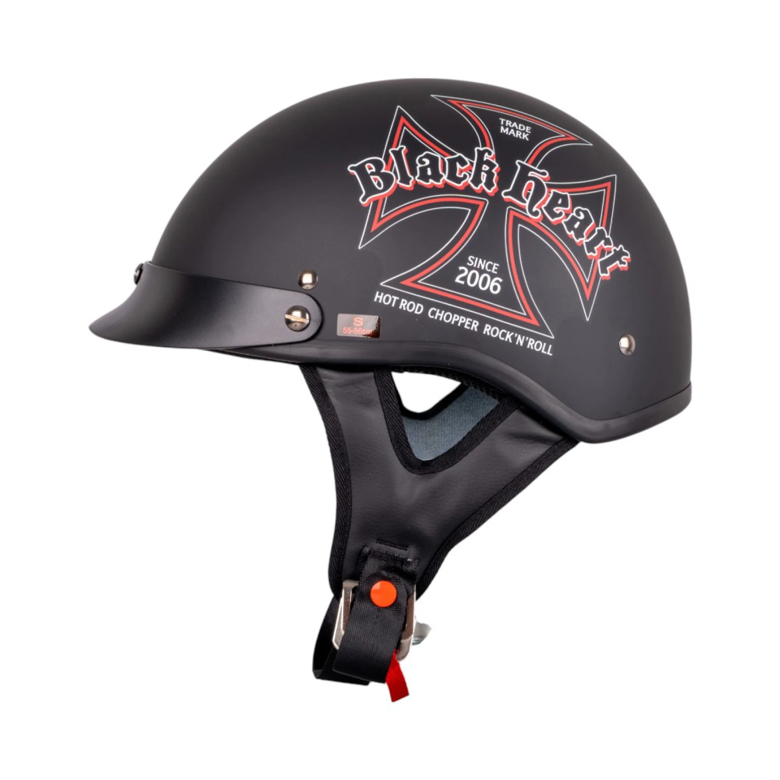 W-TEC Black Heart V531 Iron Cross čierna - L (59-60) - Veľkosť: 59-60, L | Farba: čierna · záber 2