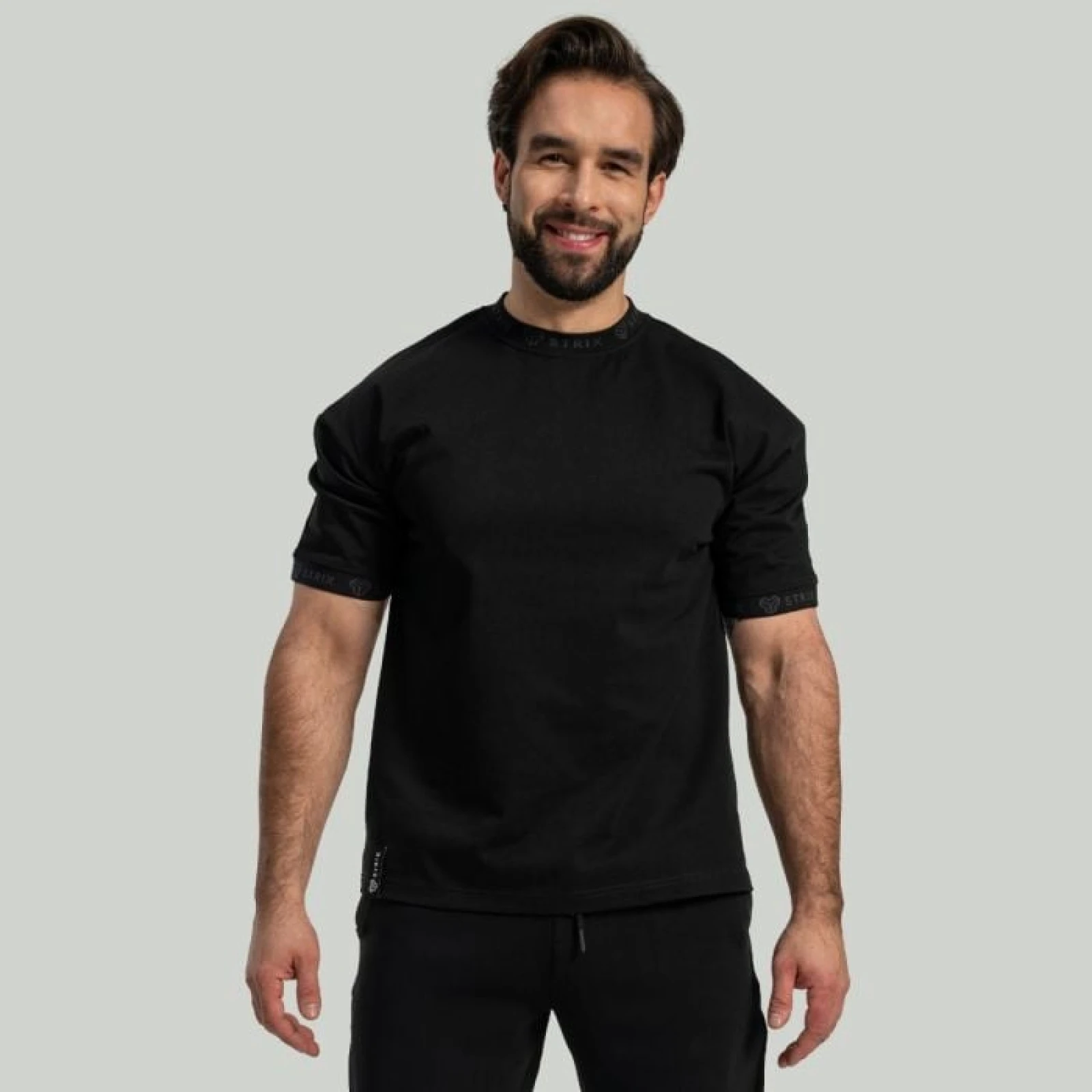 Тениска Oversized Heavy Black - STRIX - Размер: XXL | Тегло: 0,371 g | Опаковка: 50 · záber 1