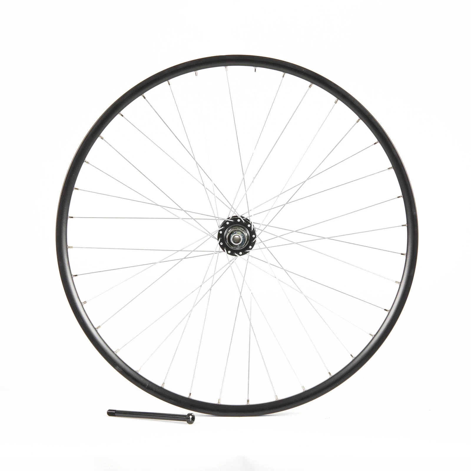 RIVERSIDE Zadné koleso na trekový bicykel 28" dvojstenný ráfik 19C pevná os 142X12mm bez · záber 1