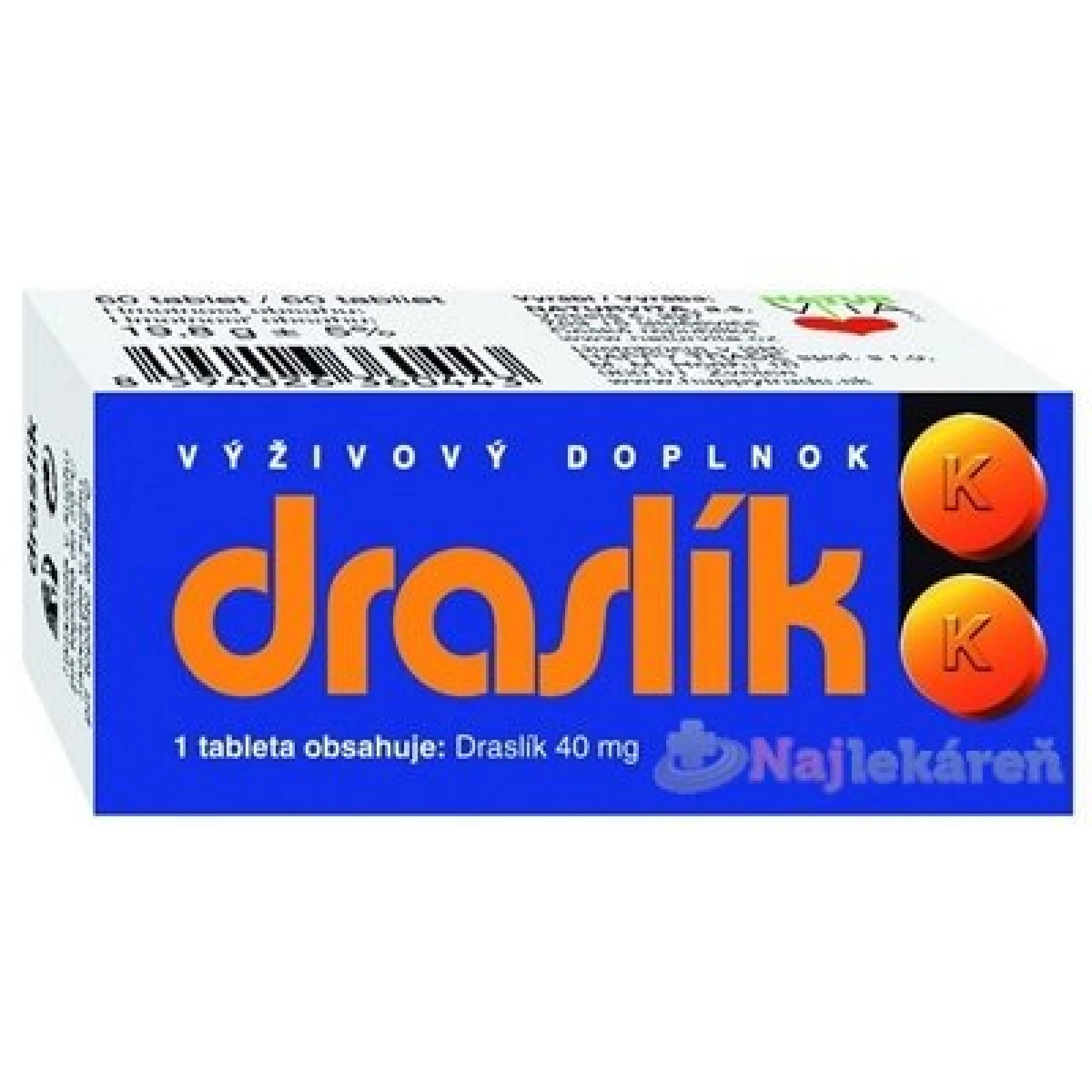 NATURVITA DRASLÍK 60 tabliet · záber 2