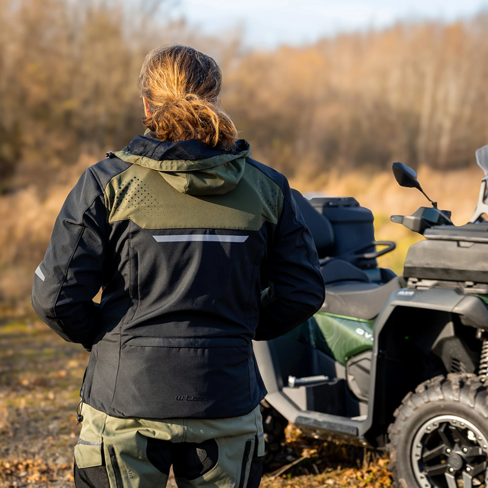 Pánska softshellová moto bunda W-TEC Annorack Farba čierna, · záber 5