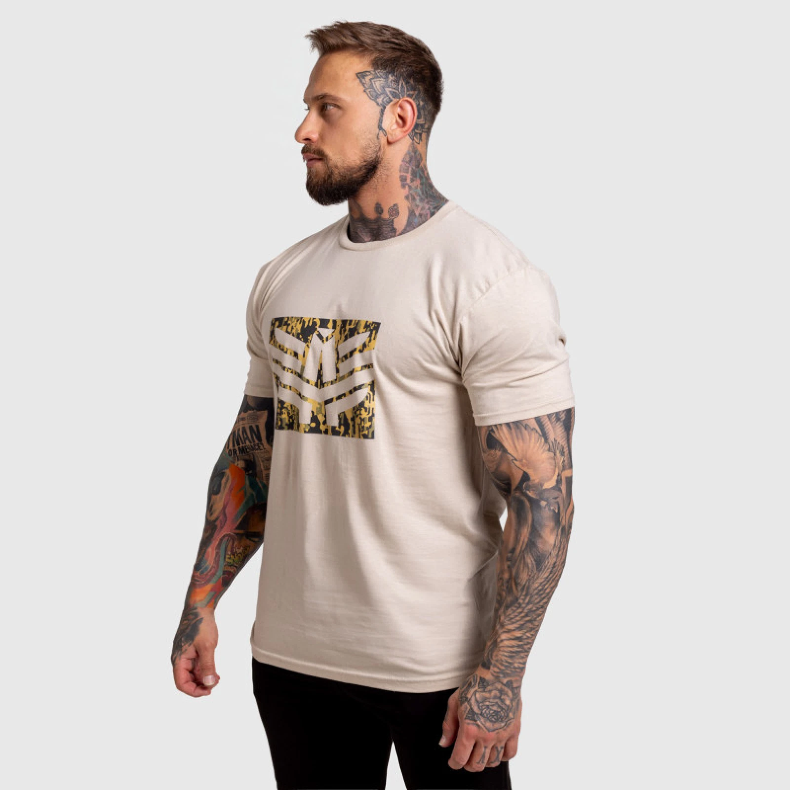 Pánske tričko Iron Aesthetics Tactical, sand · záber 4