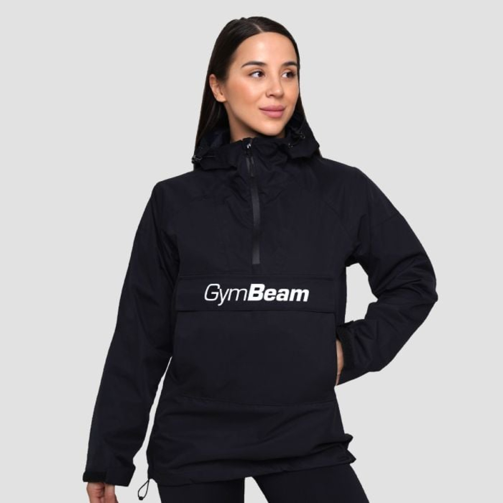GymBeam Dámska bunda Rain Smock Black XLXL · záber 1