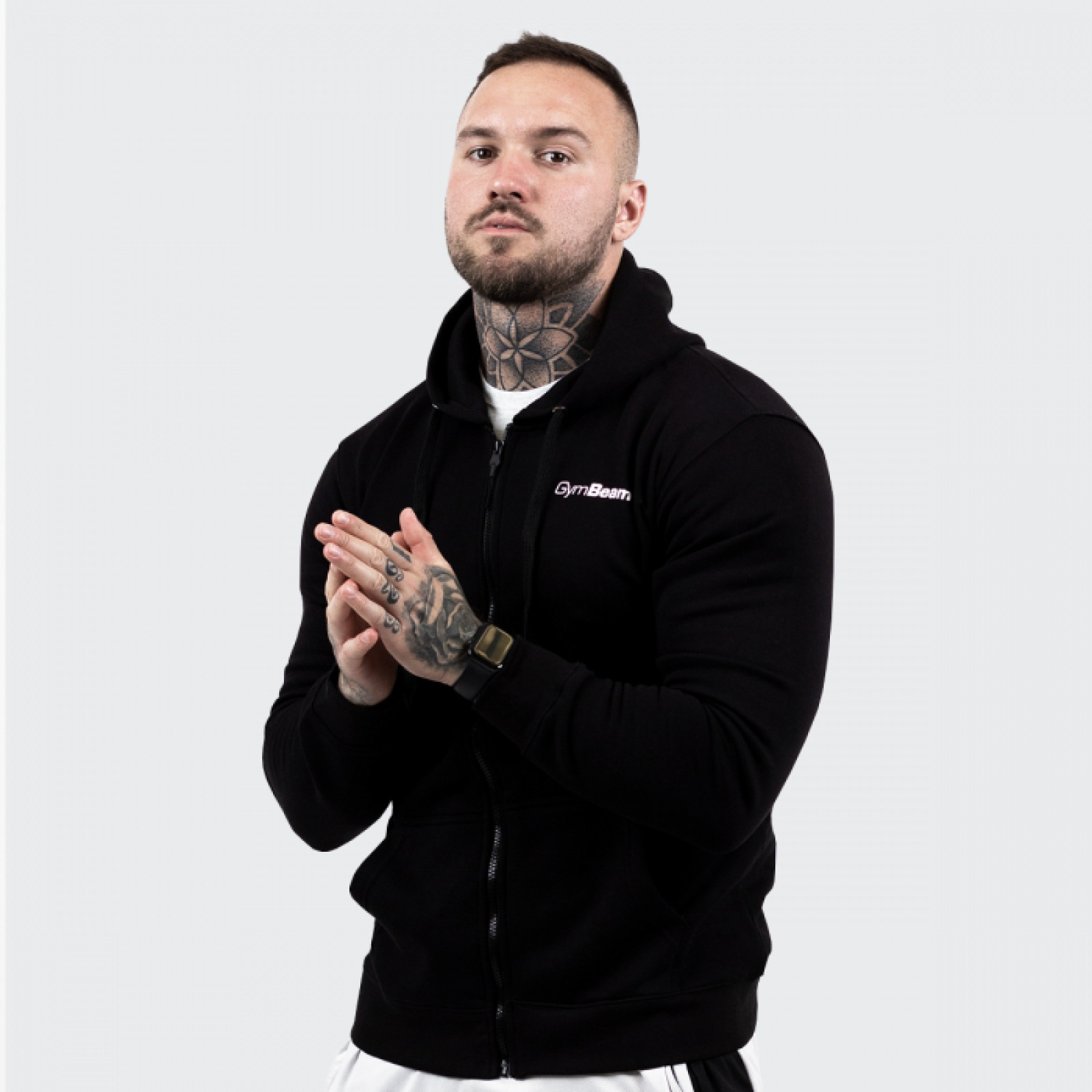 GymBeam Mikina Zipper Hoodie Black L · záber 1