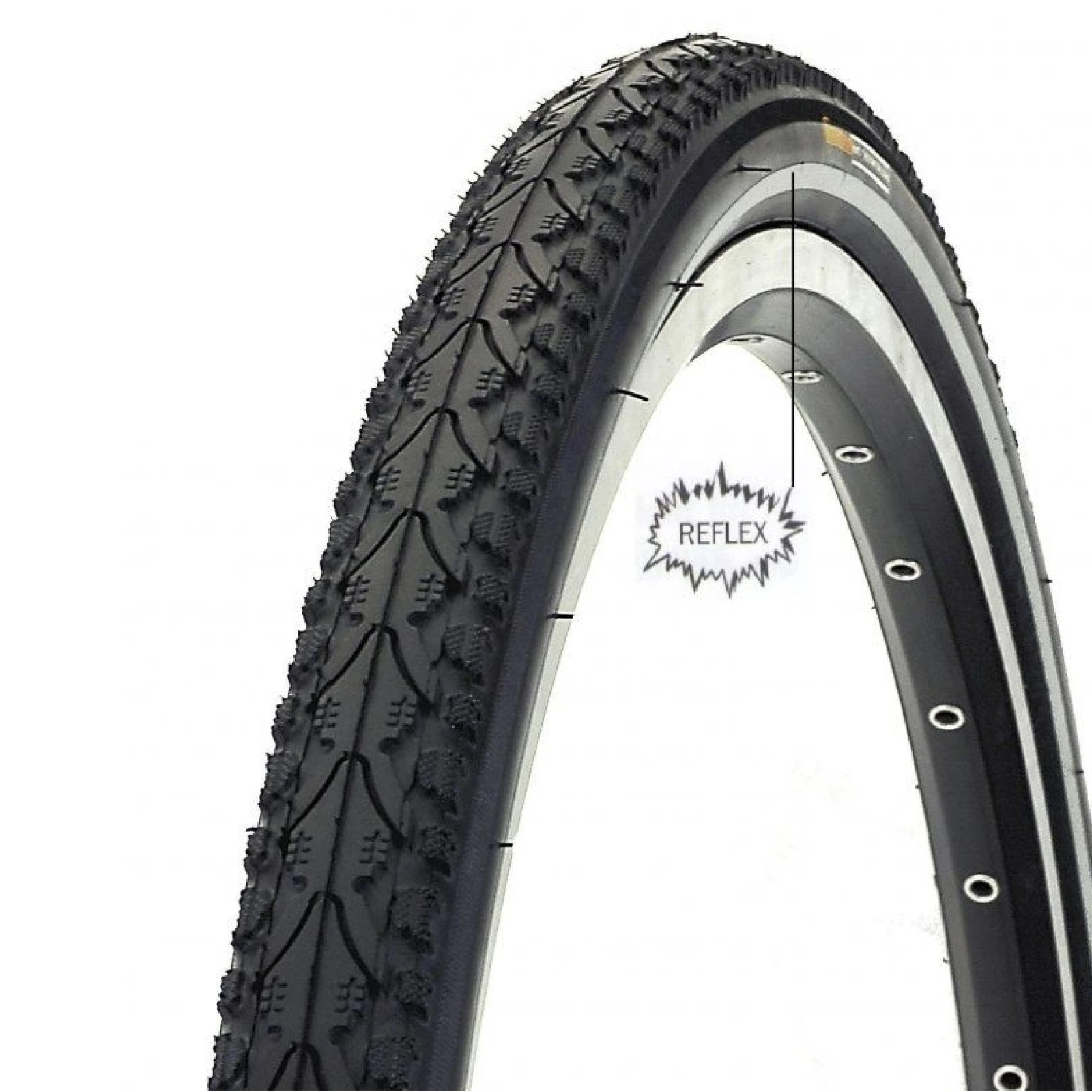 Kenda 26x1,75 K-935 KHAN K-SHIELD PLUS REFLEXNÍ PRUH · záber 2