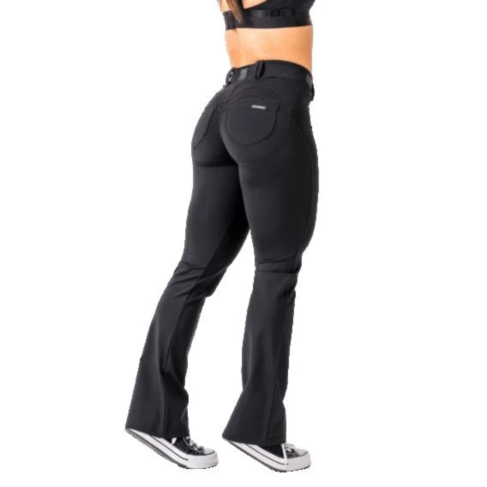 Nebbia Flared Bubble Butt Legíny 2.0 POWER LIFT 308 - Velikost: XS | Barva: Čierna · záber 1