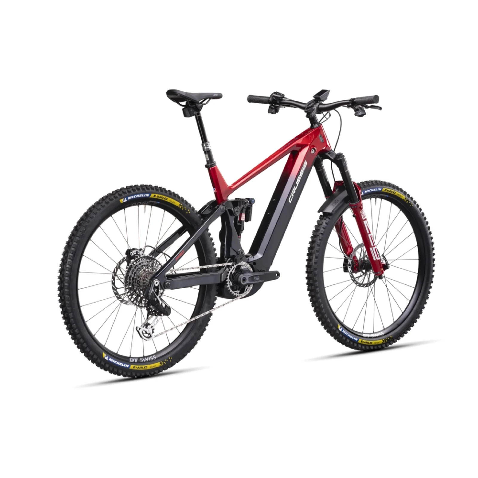 Crussis e-Race PRO 750Wh 29" - model 2025 17" (160-175 cm) - Veľkosť: 160-175, 29 | Farba: čierna, červená · záber 3