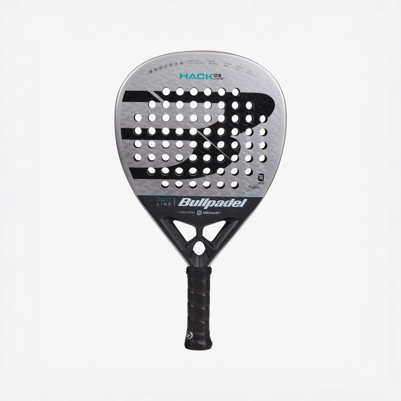 BULLPADEL BULLPADEL Hack 03 Comfort padelová raketa bez · záber 1