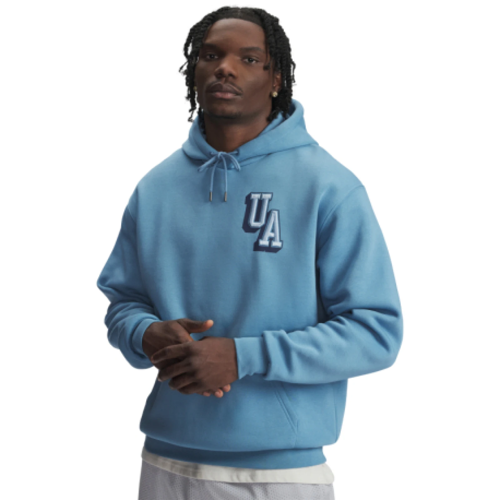 Pánska zateplená mikina s kapucňou UNDER ARMOUR UA Icon Flc Graphic Top · záber 8