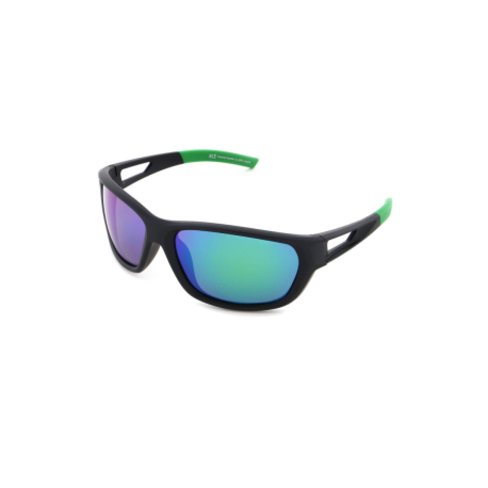Polarizált napszemüvegek H.I.S. POLARIZED HPS27102-3, black, smoke with green mirror POL, 65-17-134 · záber 1