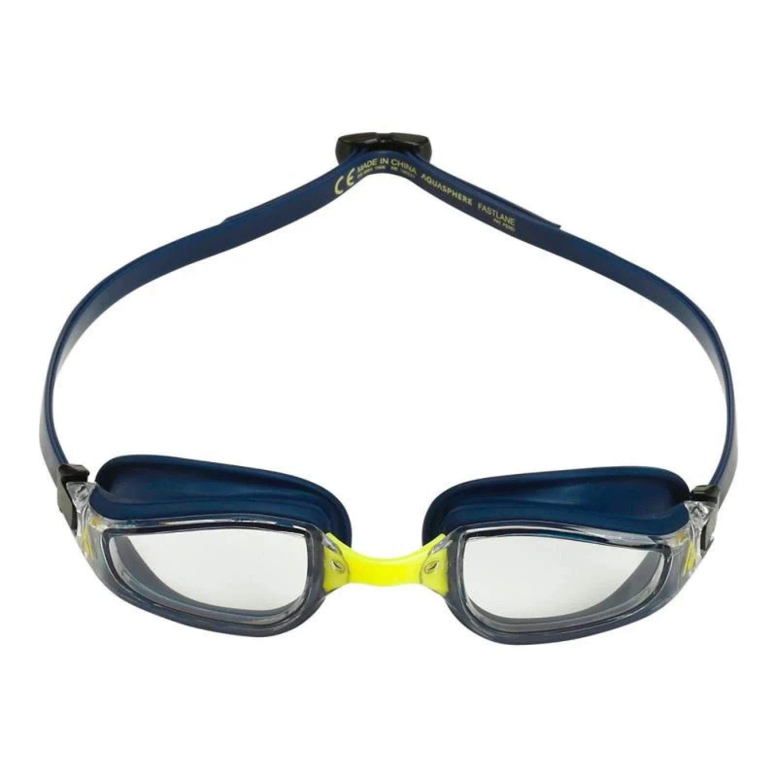 Aqua Sphere Plavecké brýle FASTLANE čirá skla modrá/žlutá · záber 1