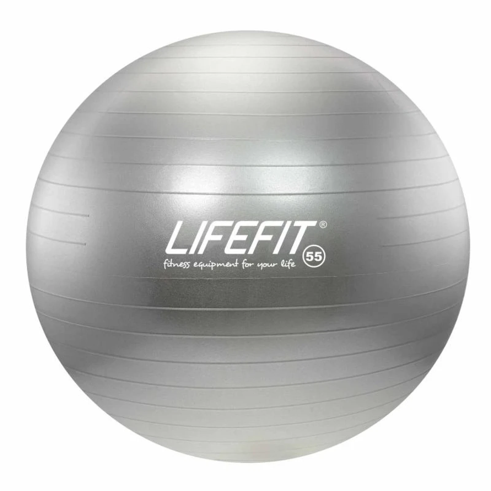 Lifefit Gymnastický míč Anti-burst 55 cm stříbrný · záber 1