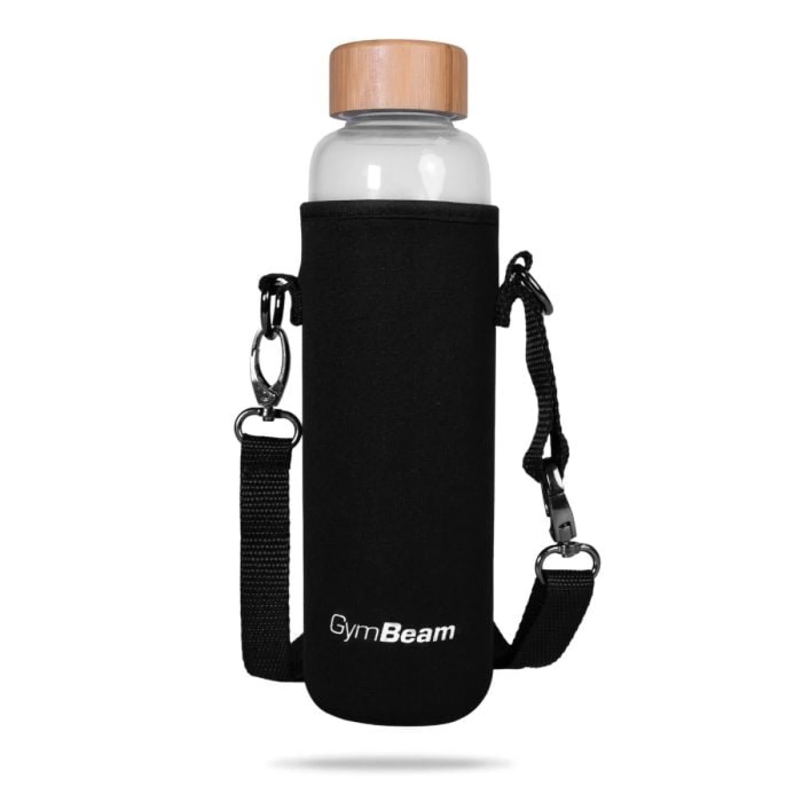 Стъклена бутилка Bamboo 600 мл - GymBeam · záber 1
