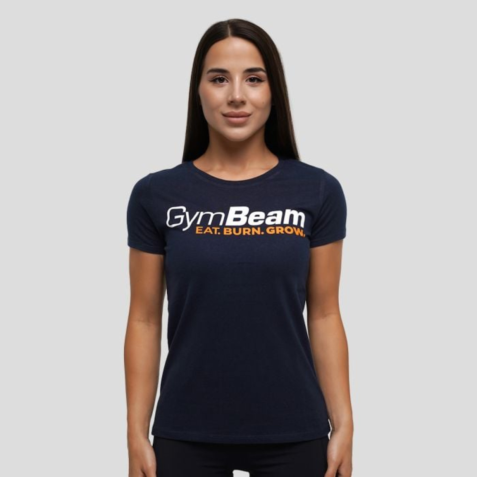 GymBeam Dámske tričko Grow Navy XSXS · záber 1