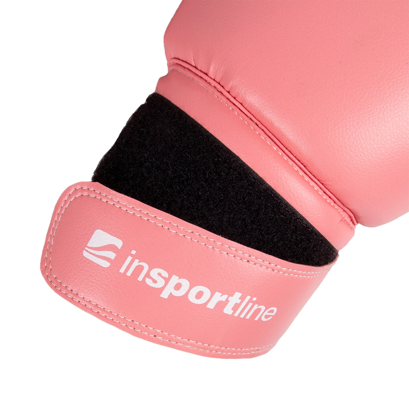 Boxerské rukavice inSPORTline Ravna Farba ružovo-biela, · záber 4