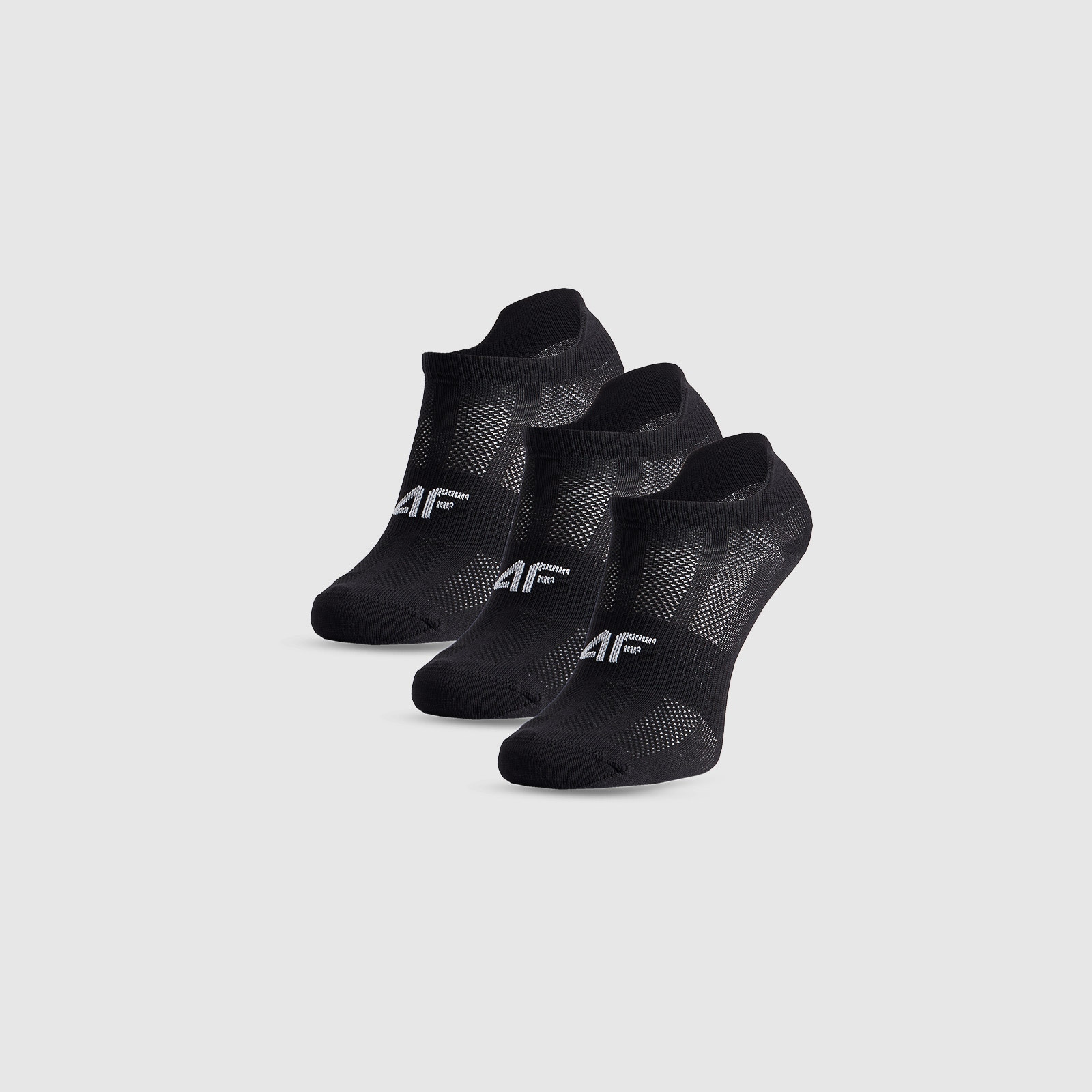 Chlapčenské športové členkové ponožky (3-pack) - čierne · záber 1