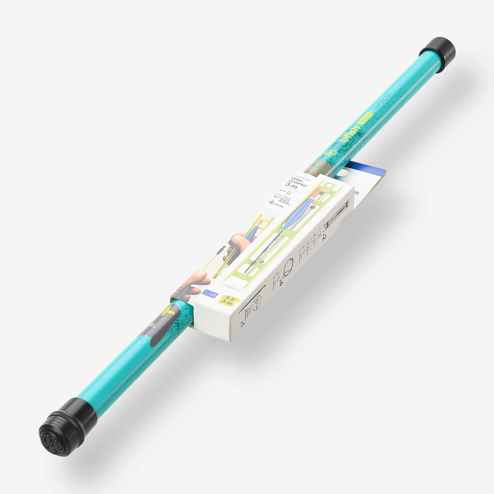 CAPERLAN Teleskopický set na lov rýb na plávanú pre začiatočníkov Ufish Compact 3 m bez · záber 1