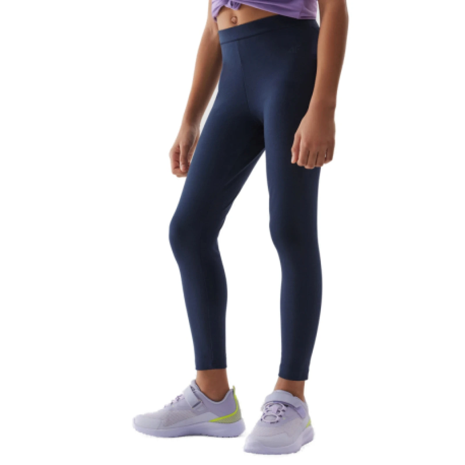 Dievčenské legíny 4F JUNIOR TIGHTS-JWSS24TTIGF130-31S-NAVY · záber 1