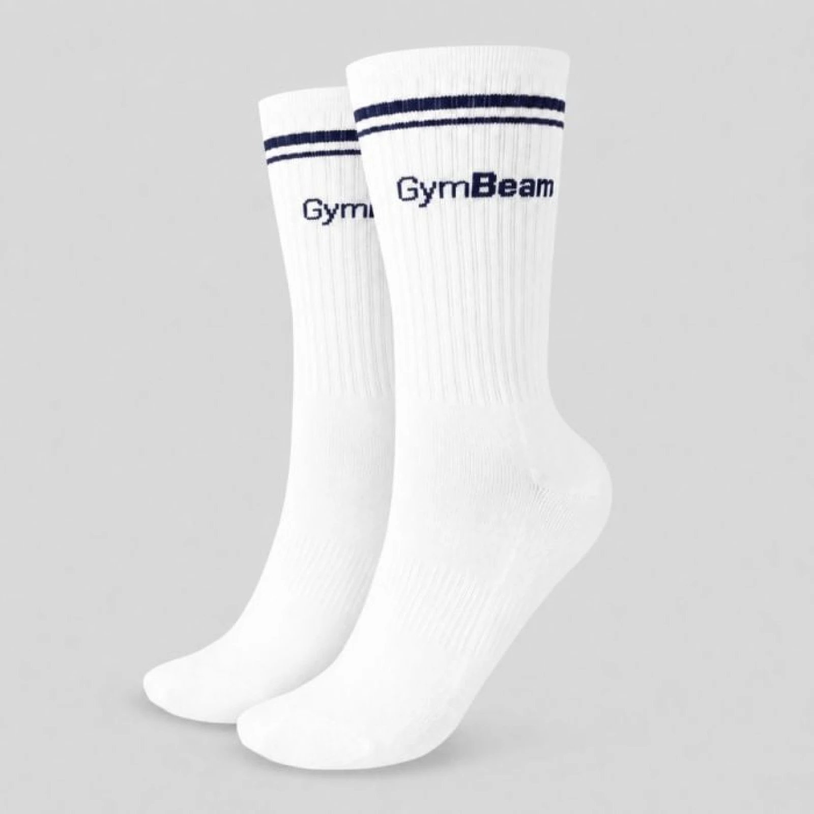GymBeam Ponožky Crew White L · záber 1