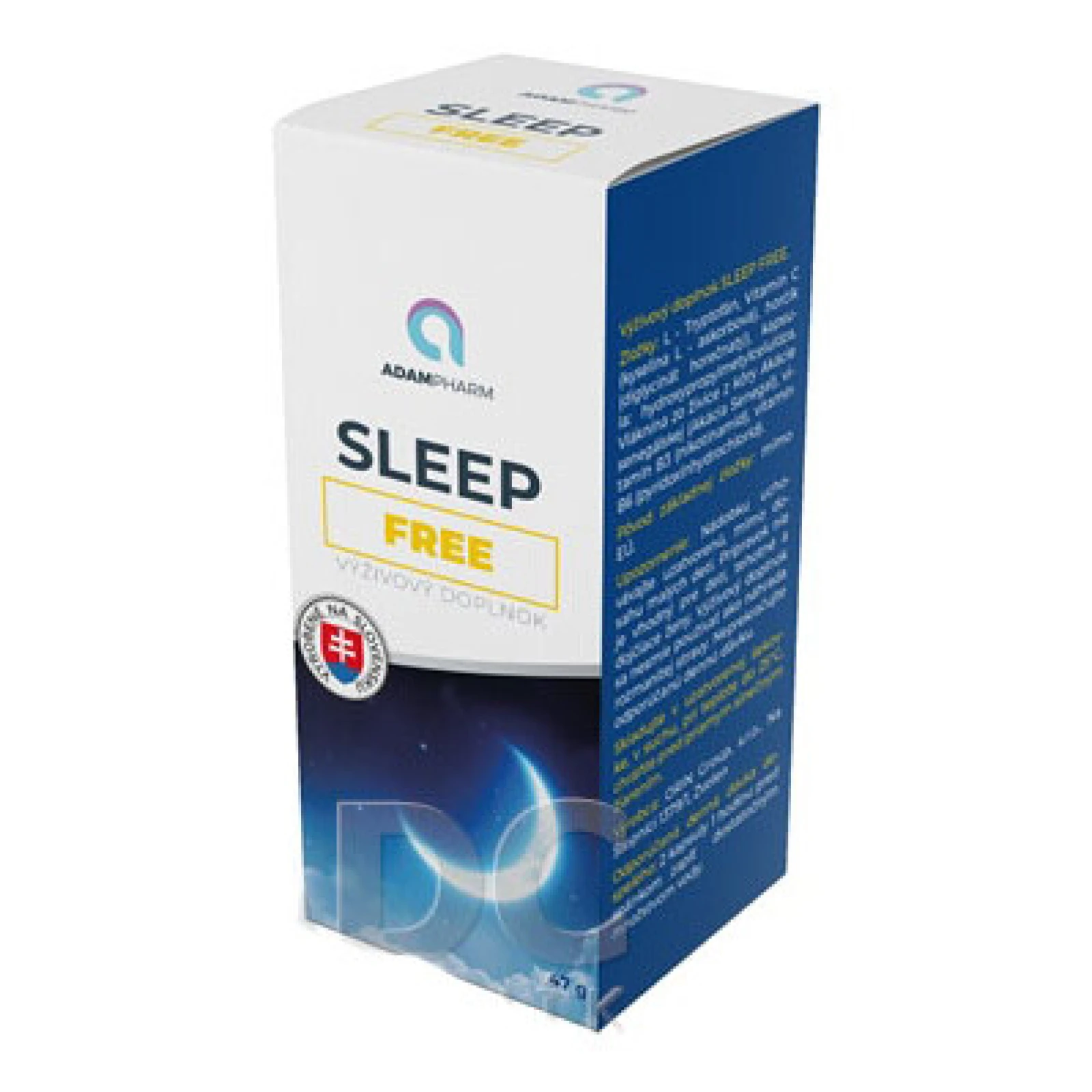 ADAMPHARM Sleep free 60 kapsúl · záber 1