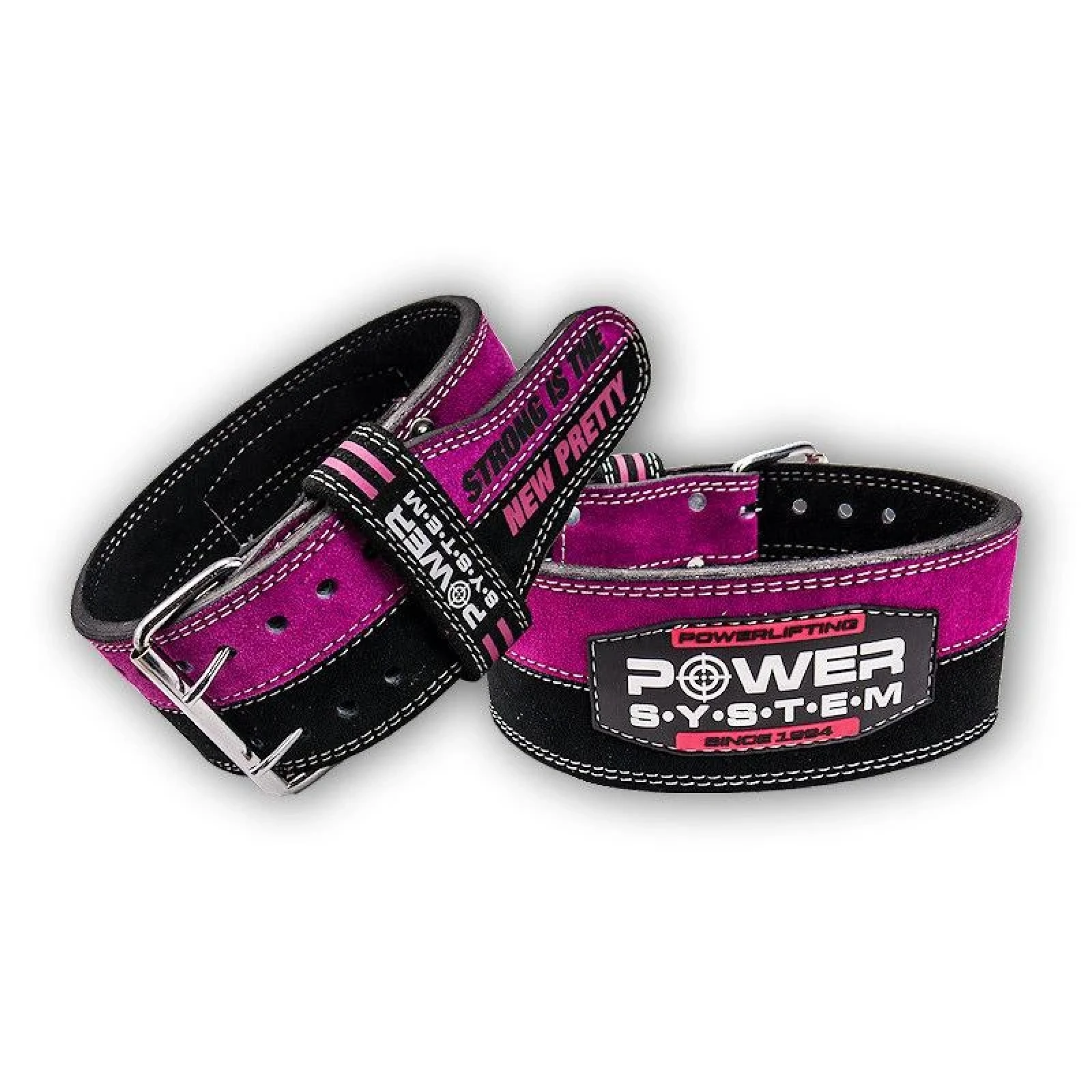 Power System STRONGFEMME opasek powerlifting - Barva: Ružová · záber 1