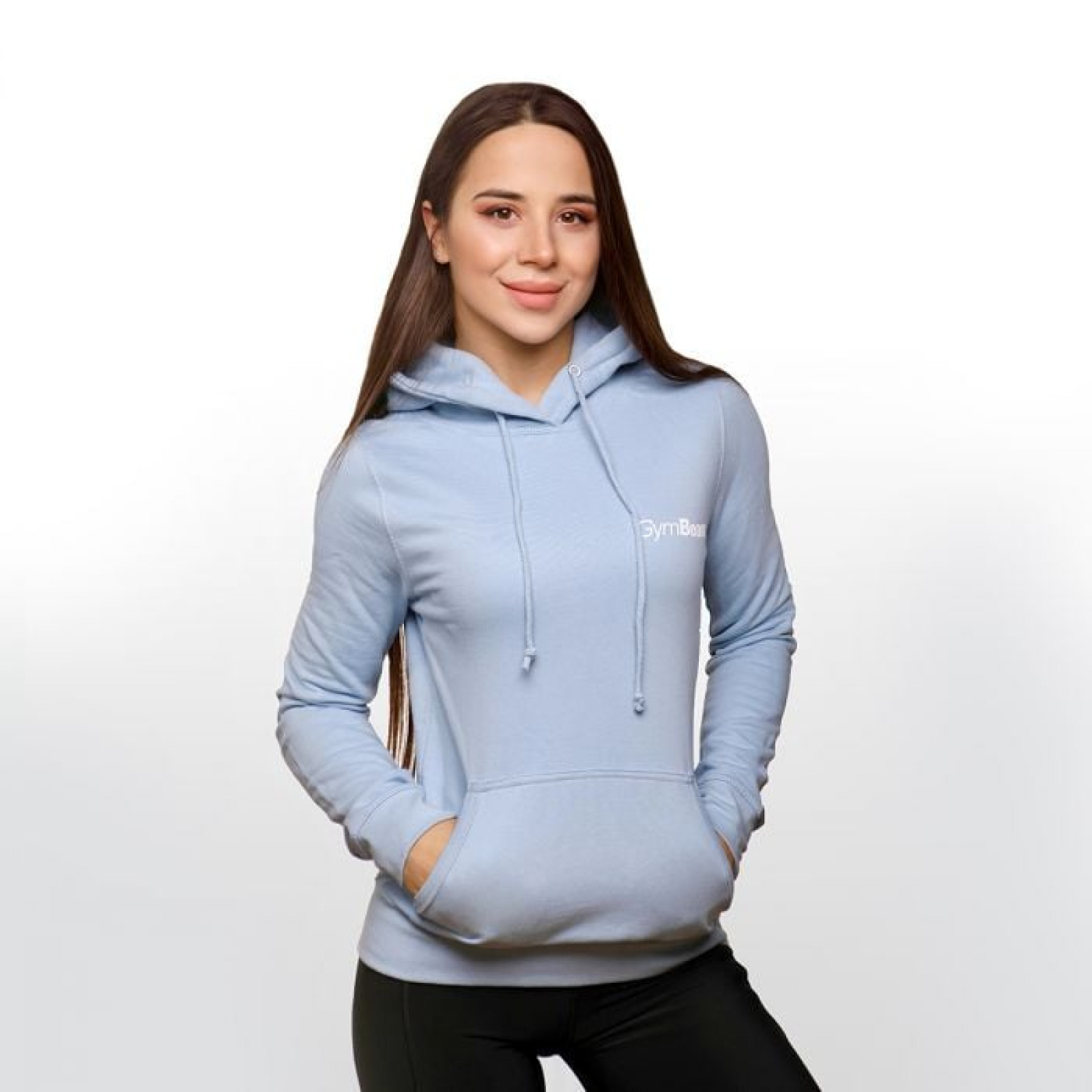 GymBeam Dámska mikina PRO Hoodie Blue S · záber 1