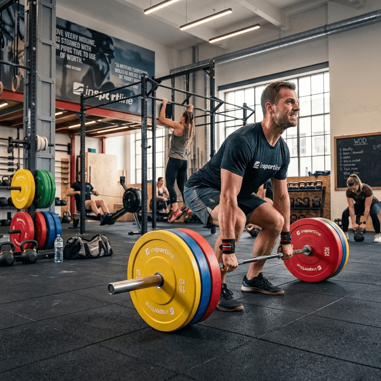 inSPORTline Bumper Plate Go 5 kg · záber 5