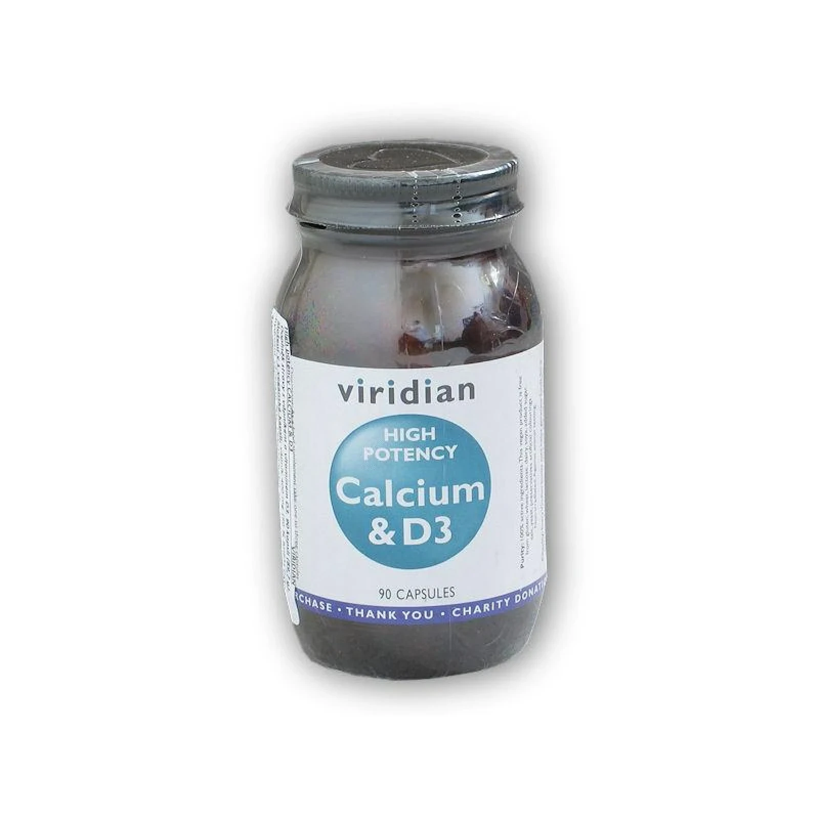 Viridian High Potency Calcium,D3 90cps · záber 1