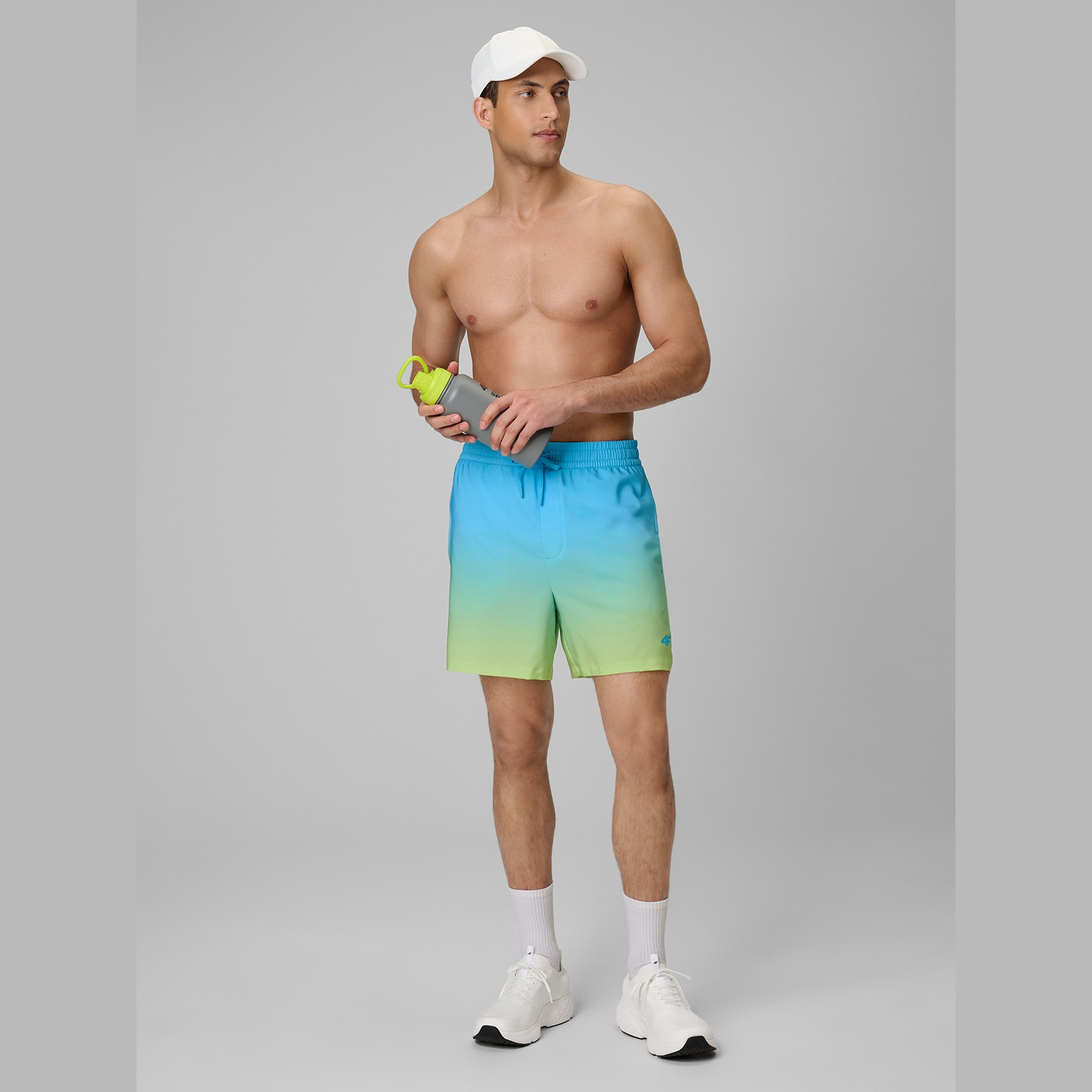 Pánske plážové boardshorty - modré · záber 5