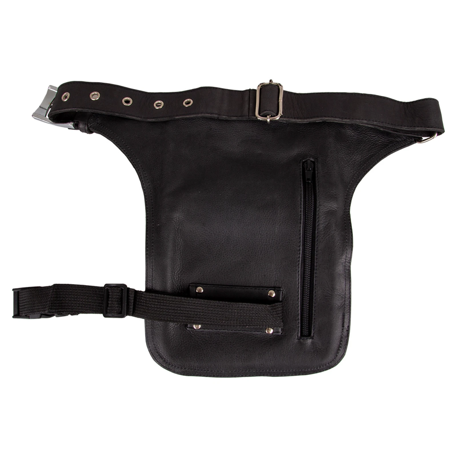 W-TEC Black Heart Devil Skull Black Leather · záber 2