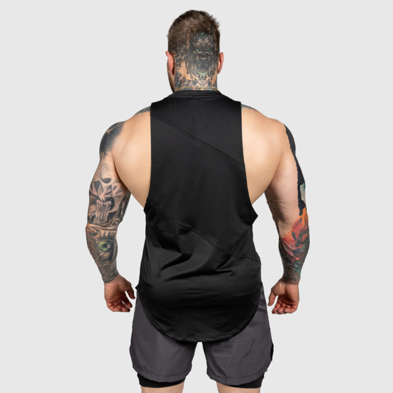Tréningové tielko Iron Aesthetics Gym Tank, čierne · záber 2