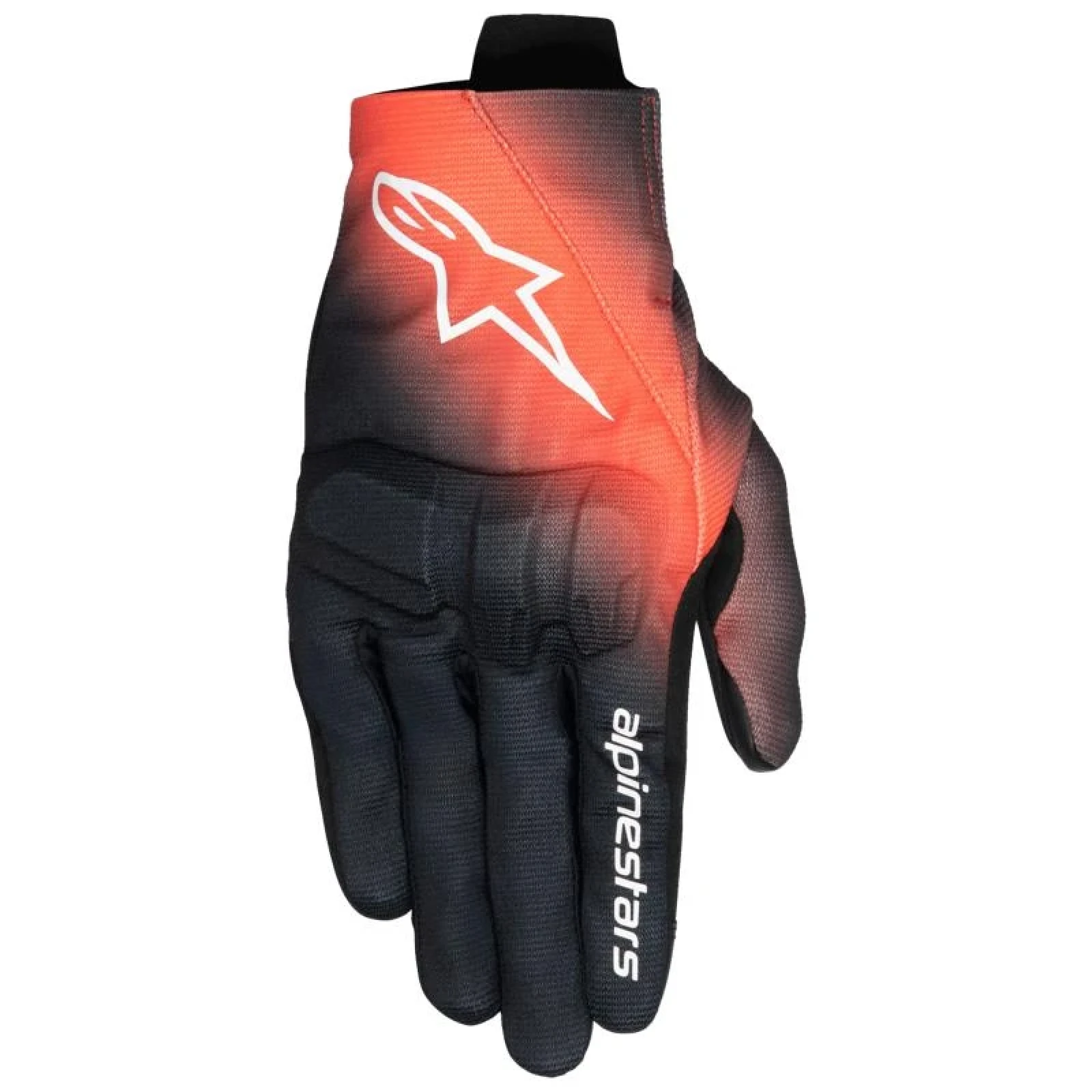 Alpinestars Rukavice na motorku Reef V2 černo-fluo červeno-bílé - Velikost: M | Barva: biela · záber 1