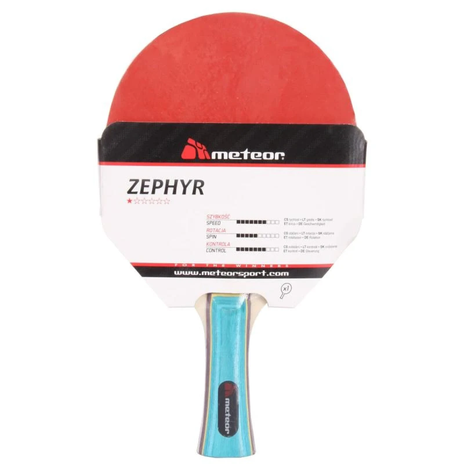 Meteor Zephyr pálka na stolní tenis · záber 1