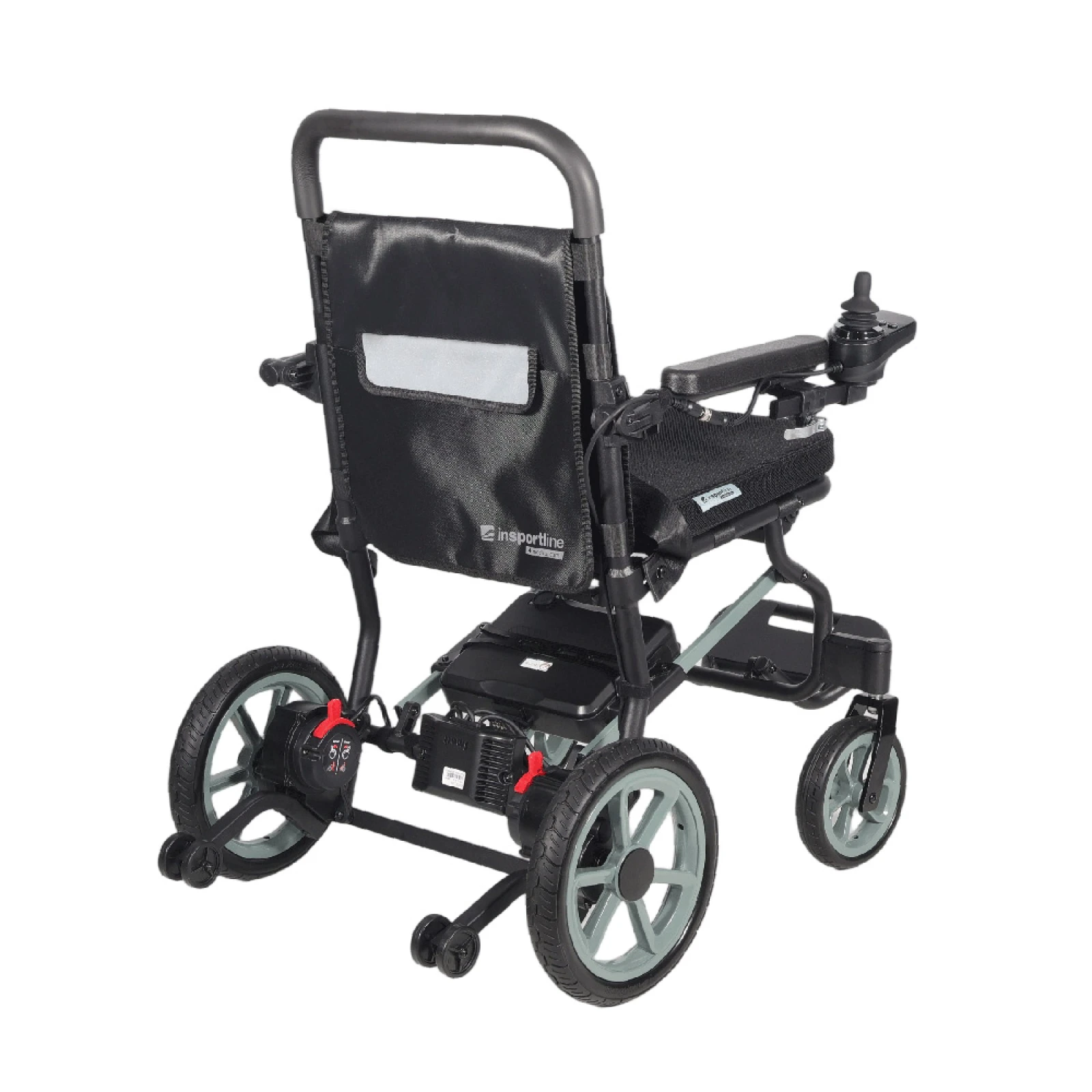 Elektrický odľahčený invalidný vozík inSPORTline Zauney • 16,6kg • do 100kg • až 20km dojazd · záber 2
