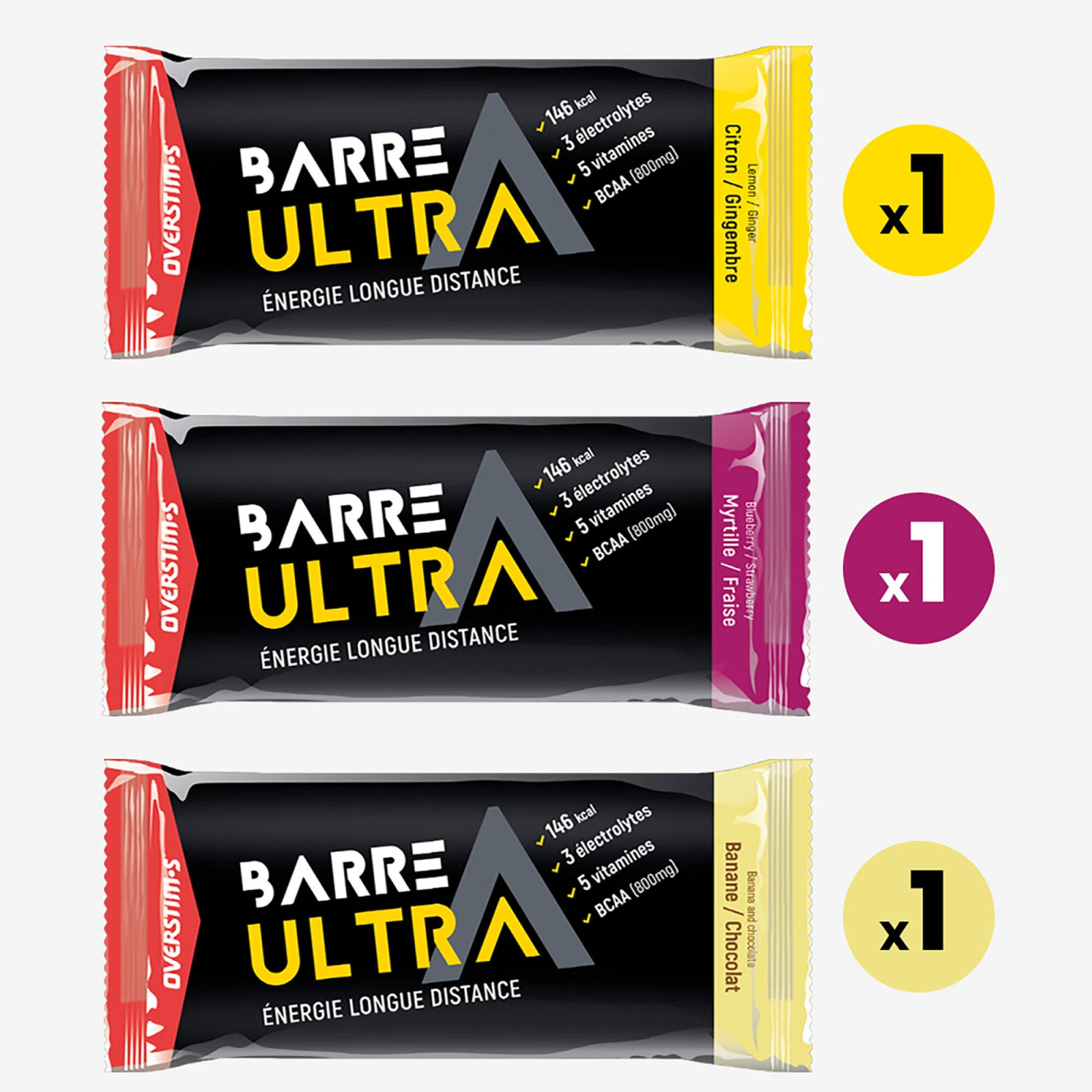 OVERSTIM.S OVERSTIMS Energy Bar Ultra mix energetických tyčiniek 3×40 g bez · záber 2