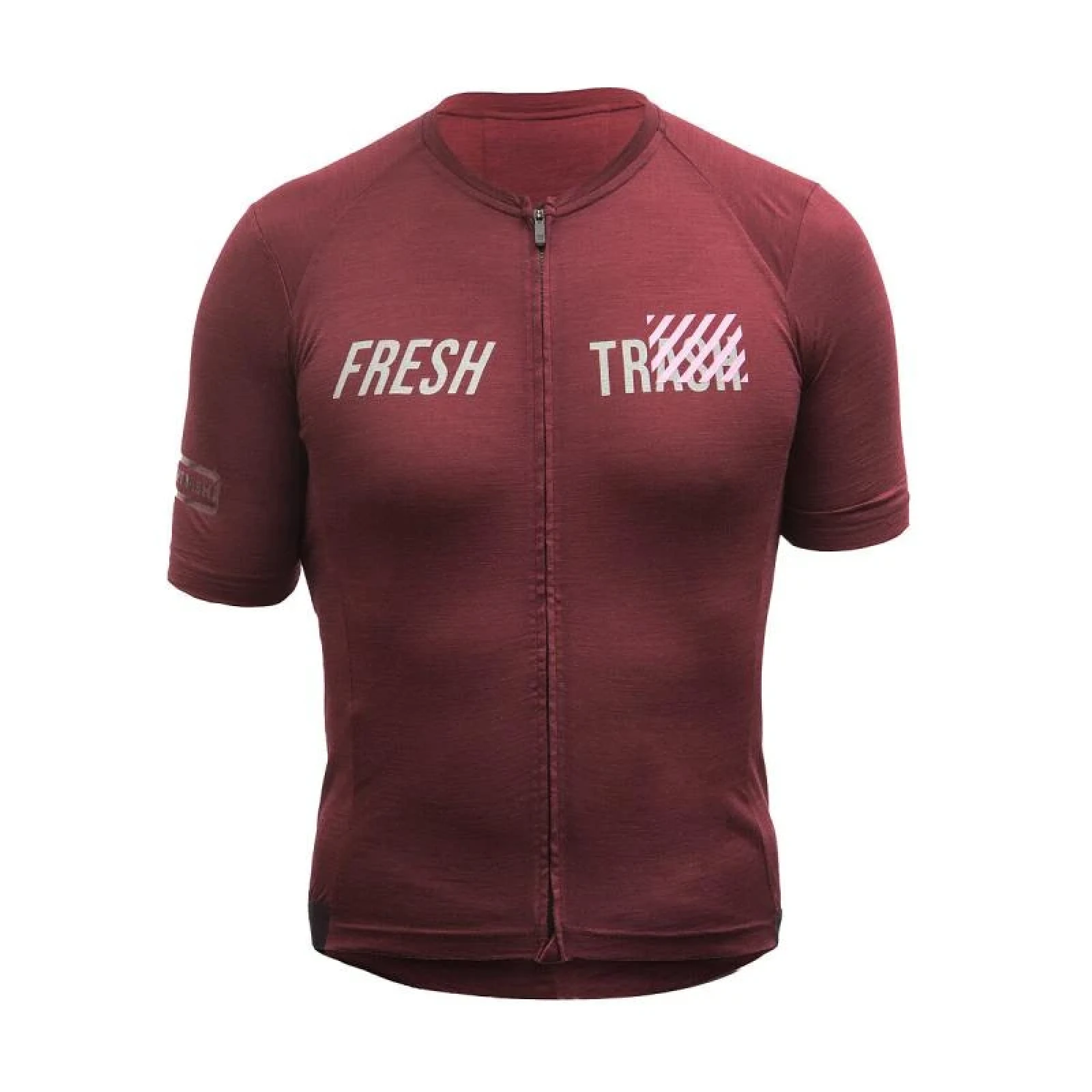 Fresh Trash MEN'S LITE MERINO - Velikost: M | Barva: Červená · záber 2