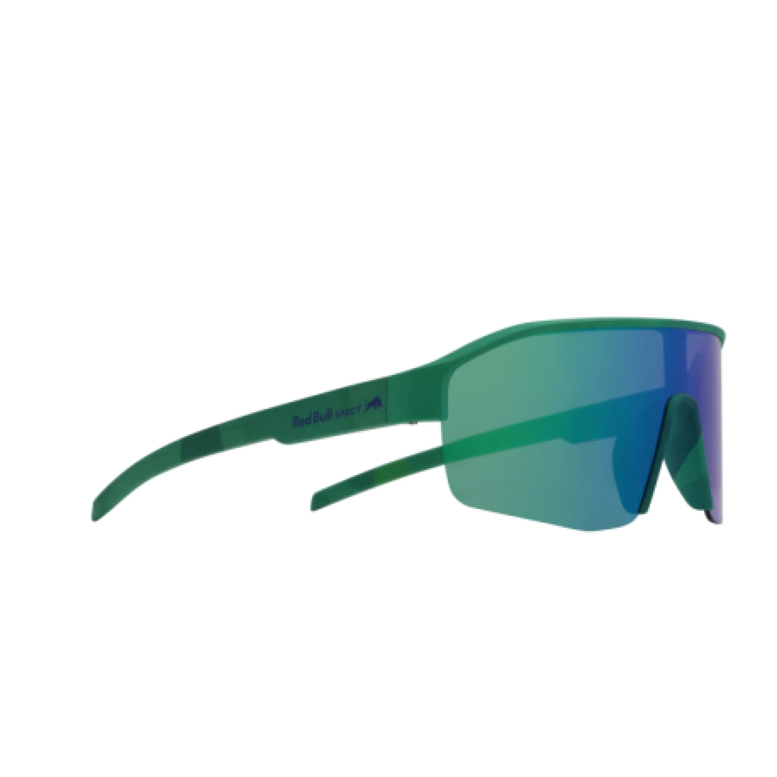 Slnečné okuliare RED BULL SPECT DUNDEE-011, matt turquoise pattern, smoke with green-purple mirror, CAT 3 · záber 1