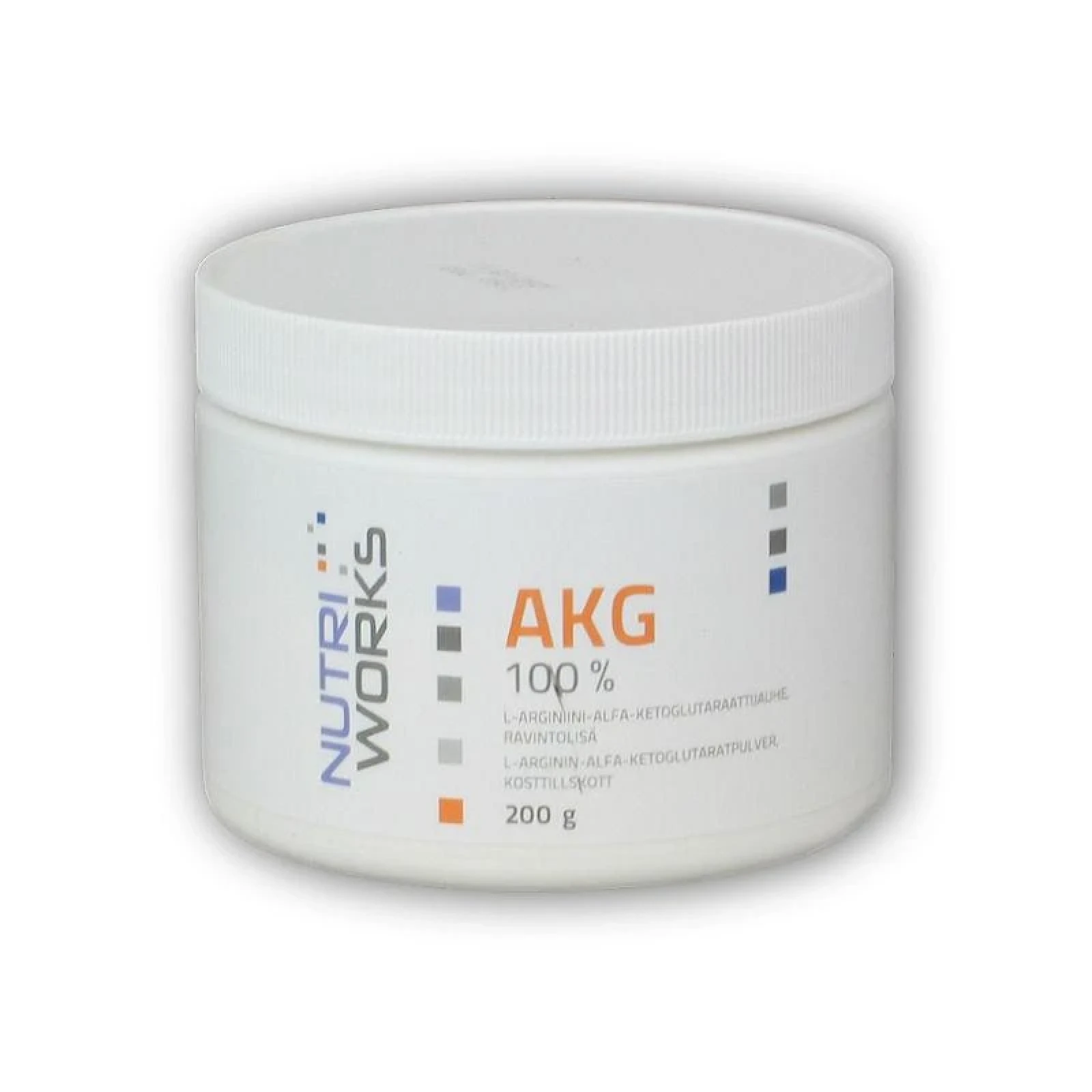 Nutri Works AKG 100% 200g (L-arginin-alfa-ketoglutarát) · záber 1
