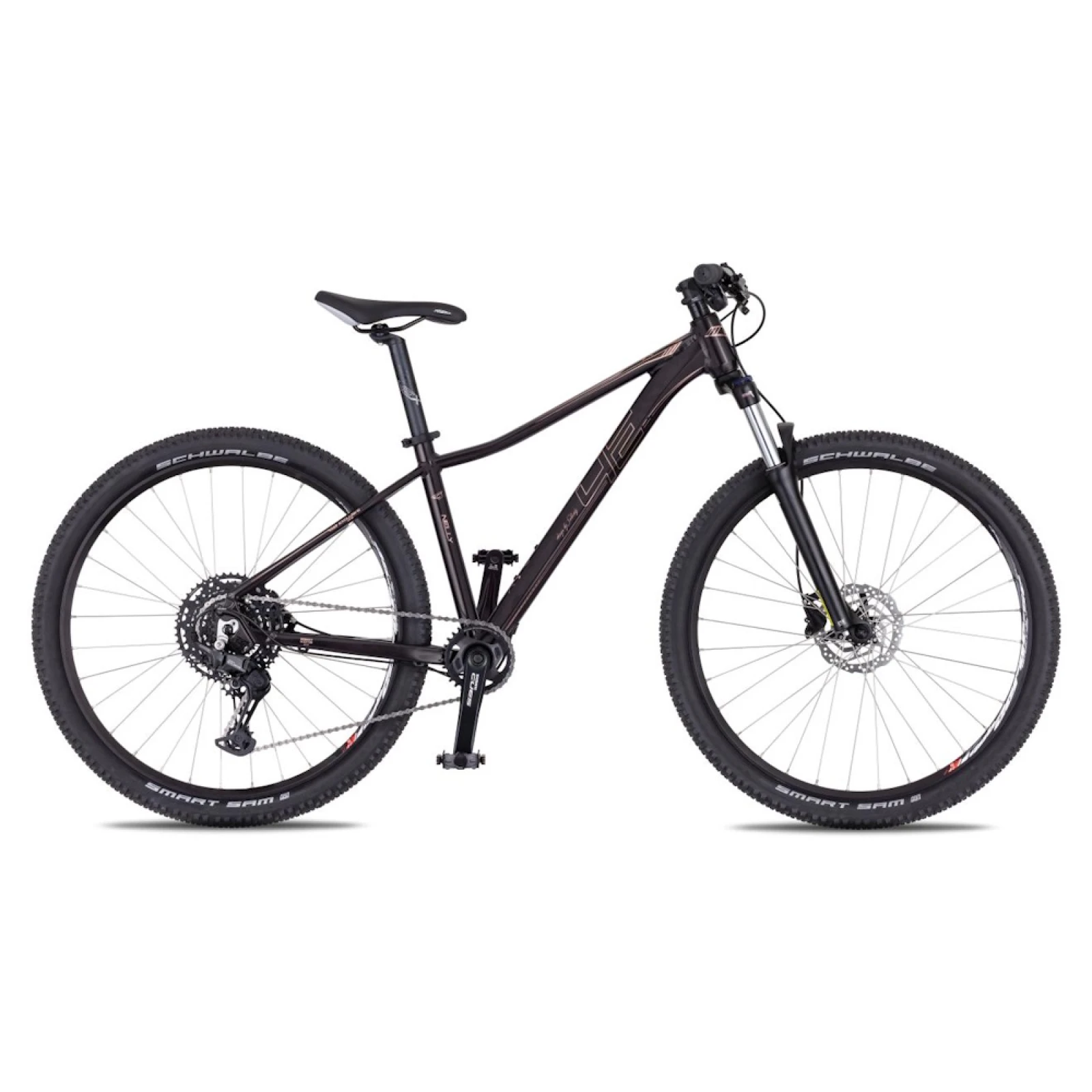 4EVER Nelly Sport 27,5" - model 2026 dark wine/rose - M (18", 165-175 cm) - Veľkosť: 165-175, M, 27,5 | Farba: bordová · záber 1