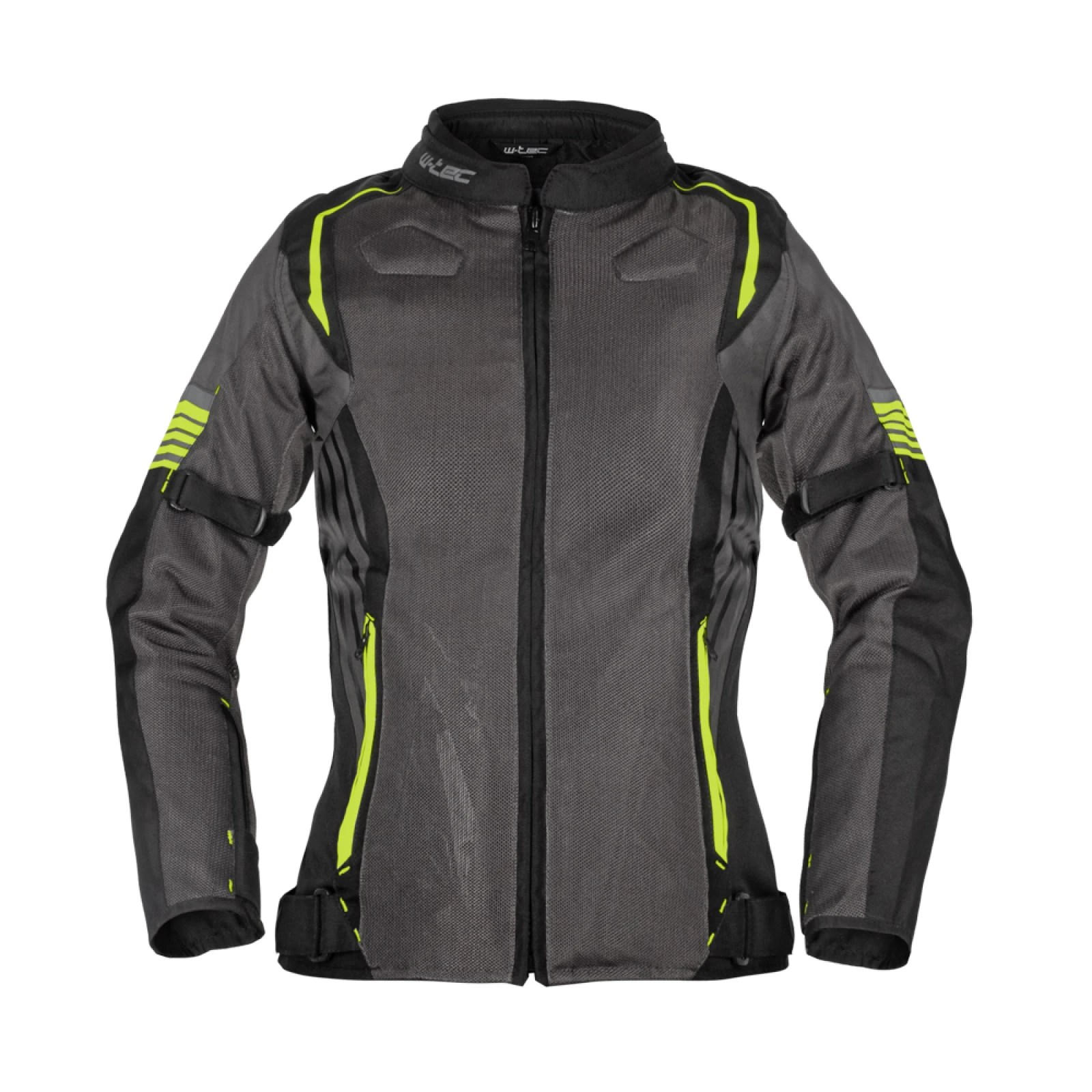 Dámska letná moto bunda W-TEC Jelsa Farba šedá-fluo, · záber 2