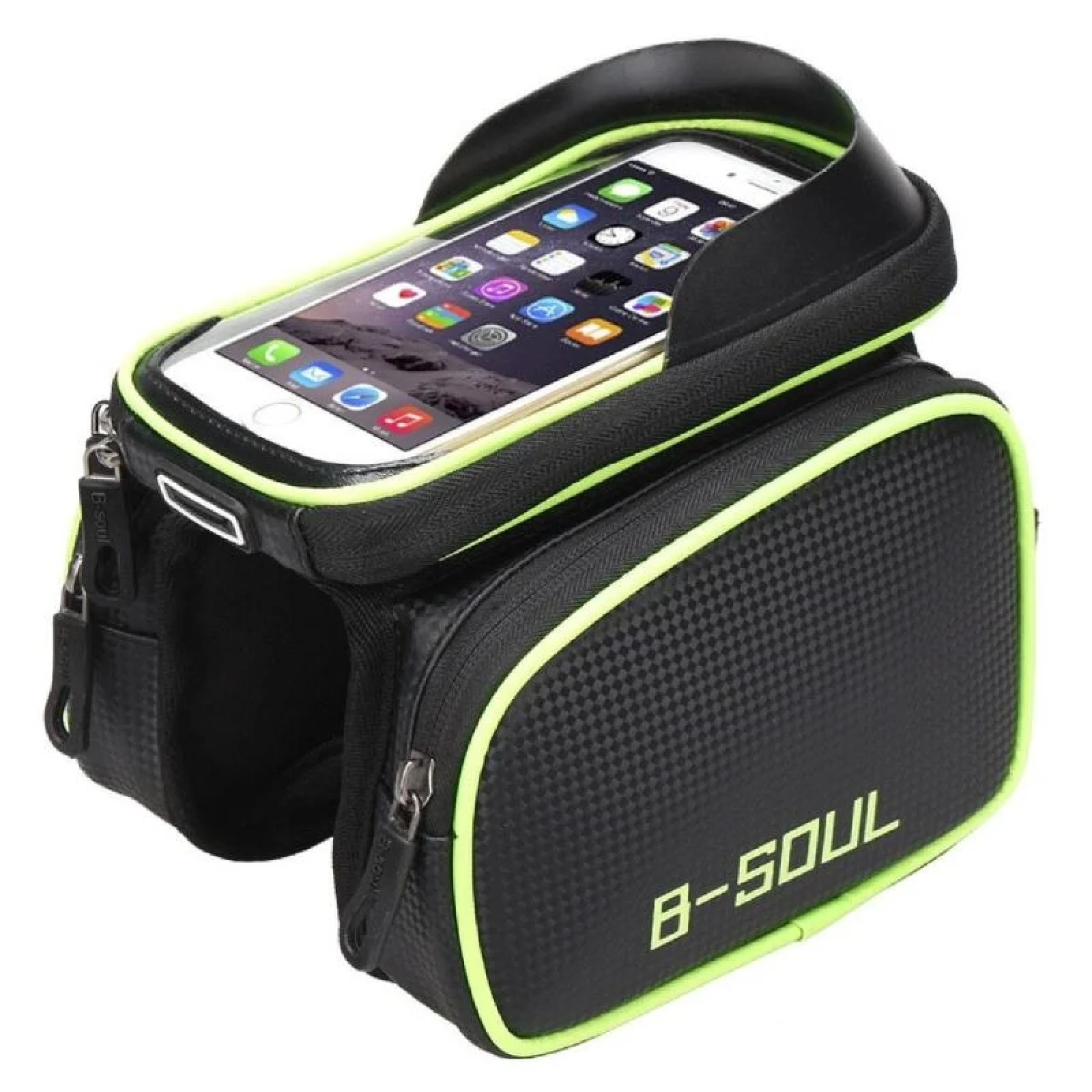 B-SOUL Tube 1.0 brašna na rám zelená · záber 1