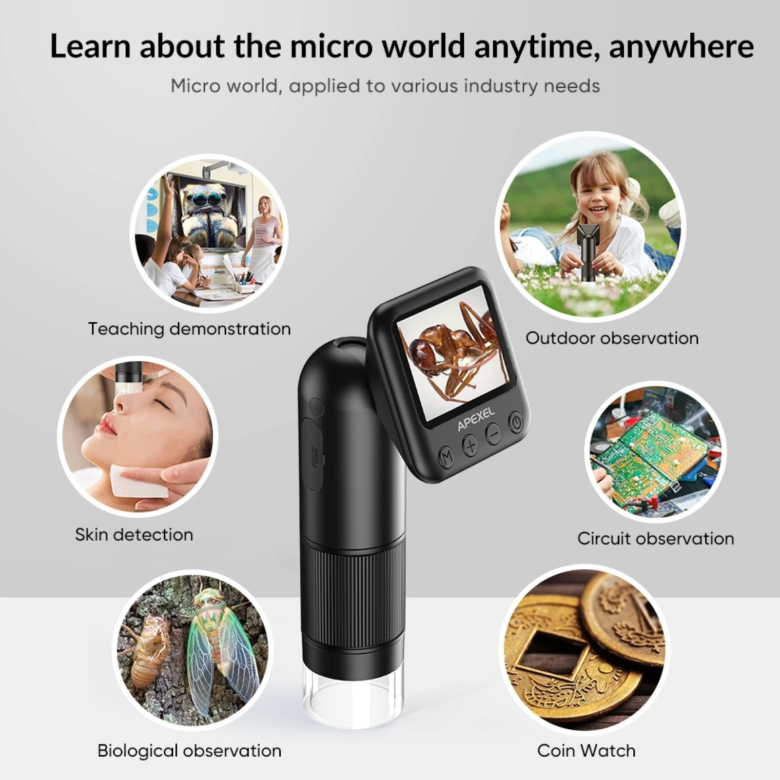 Apexel Apexel Digital Microscope · záber 2